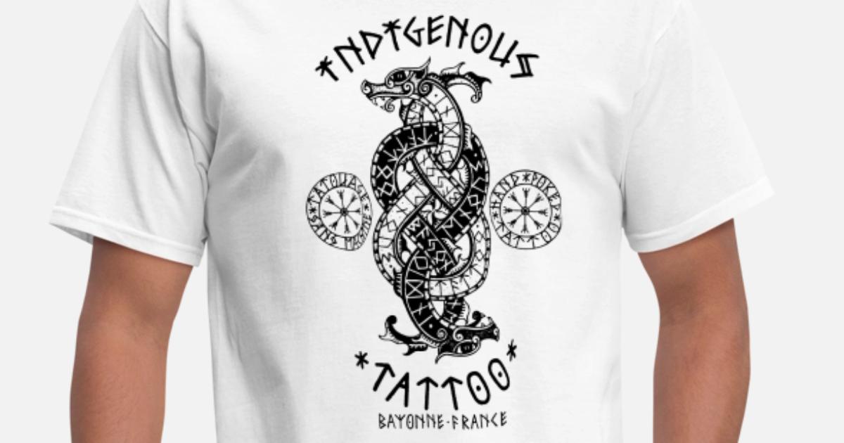 NORDIC TATTOO mens unisex screen print 